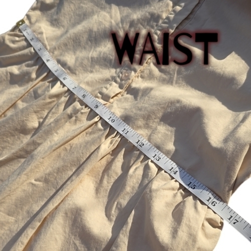 fab'rik Beige Mini Havana Dress Sz.Sml - Picture 6 of 9